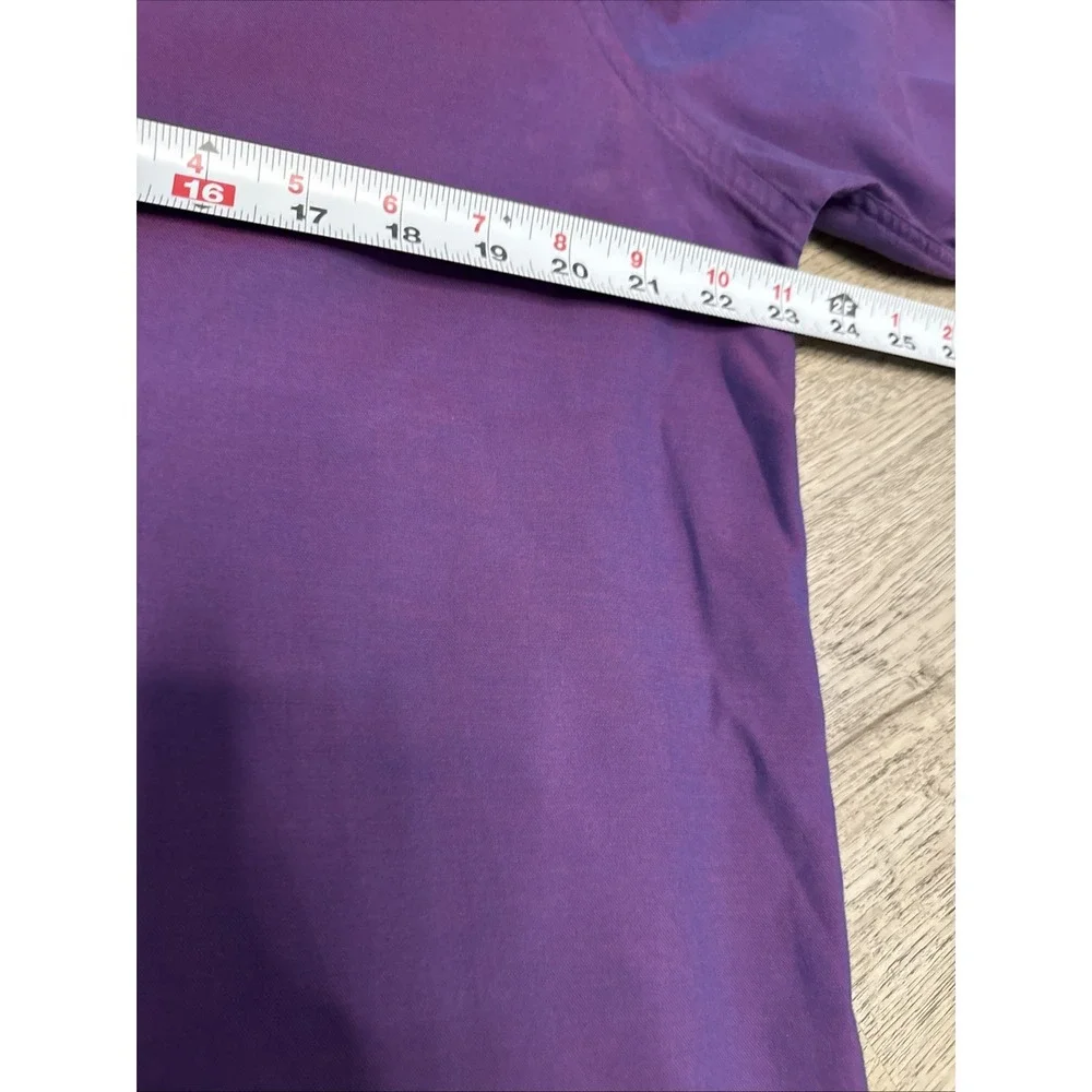 Thomas Pink Shirt Men's L  Purple Blue Cotton Jermyn Street Classic Fit Dbl Cuff